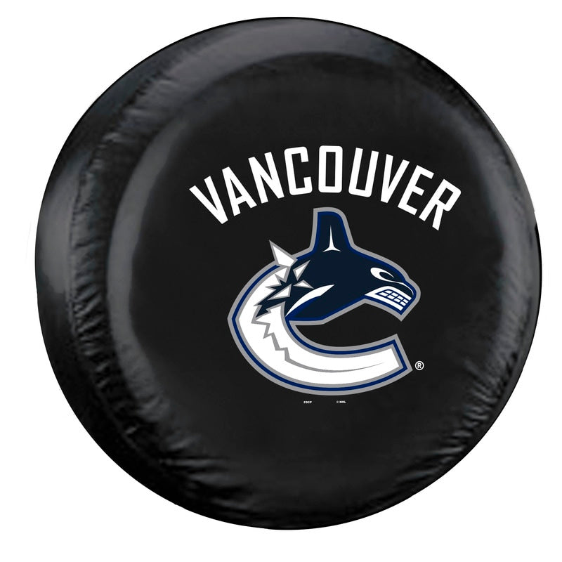 Vancouver Canucks Tire Cover Black CO