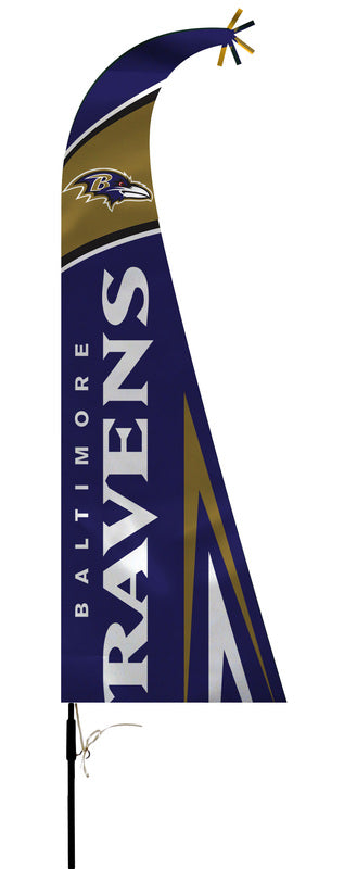 Baltimore Ravens Flag Premium Feather Style CO