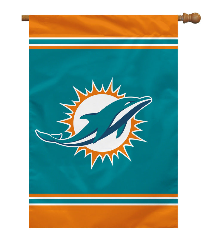 Miami Dolphins Flag 28x40 House 1 Sided CO