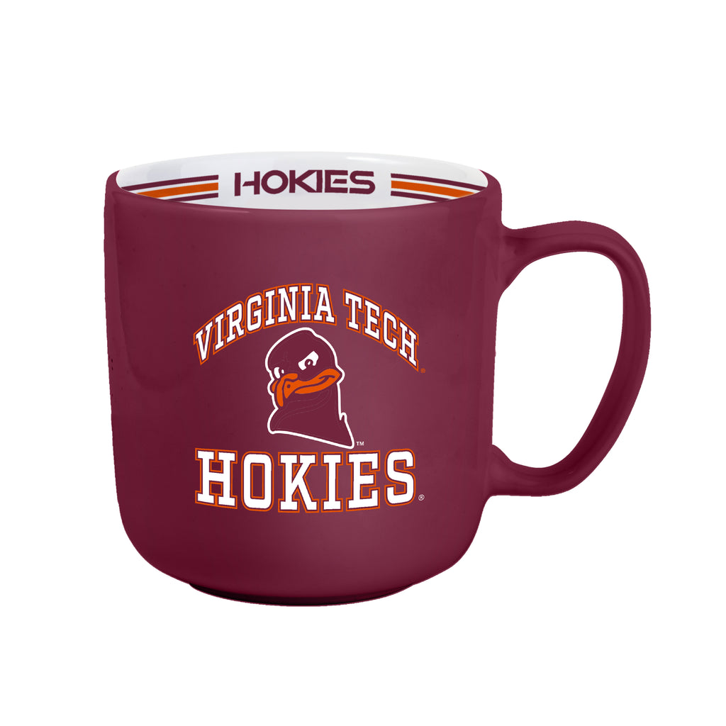 Virginia Tech Hokies Coffee Mug 15oz Stripe Design