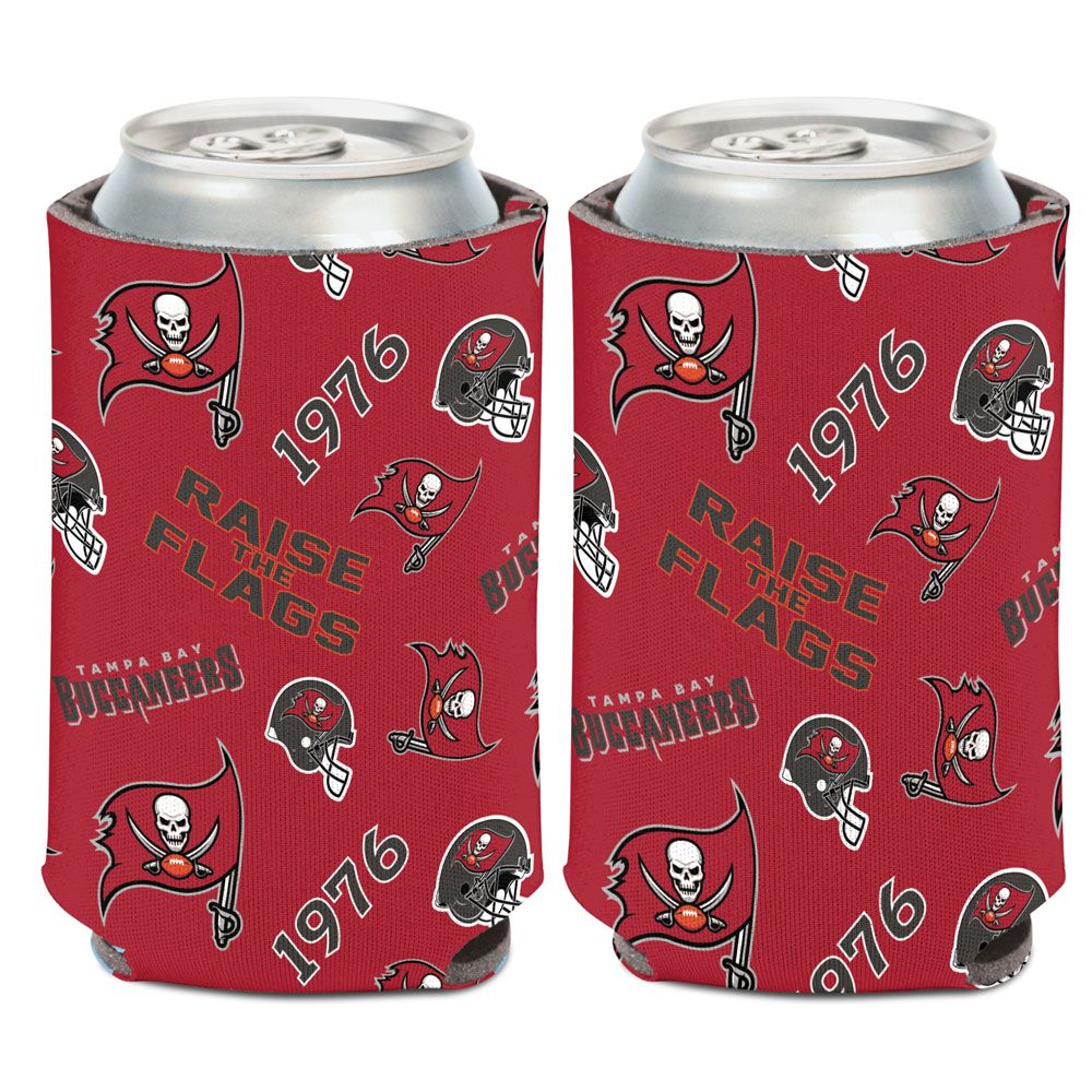Tampa Bay Buccaneers Can Cooler Scatterprint Design