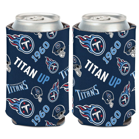 Tennessee Titans Can Cooler Scatterprint Design