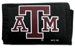 Texas A&M Aggies Wallet Nylon Trifold