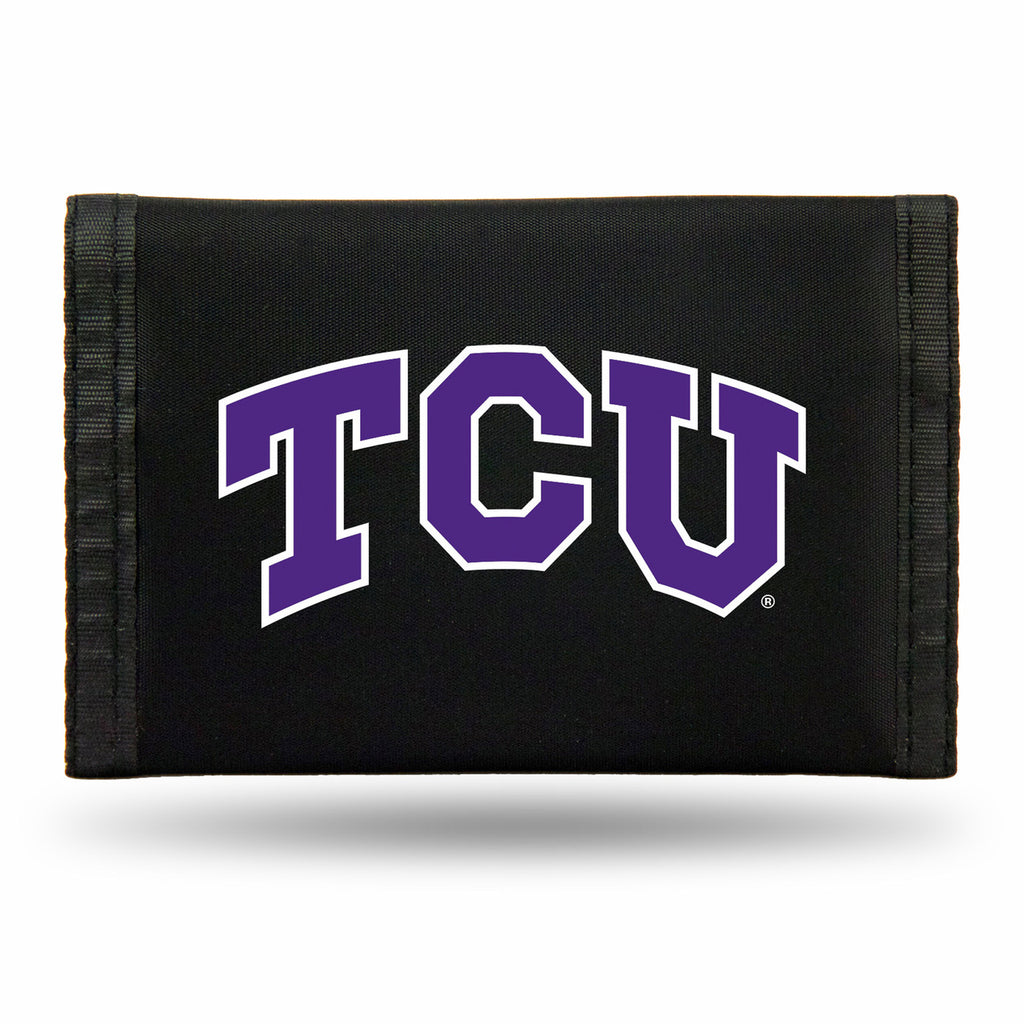 Texas Christian Horned Frogs Wallet Nylon Trifold