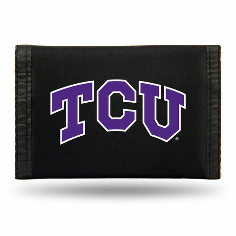 Texas Christian Horned Frogs Wallet Nylon Trifold
