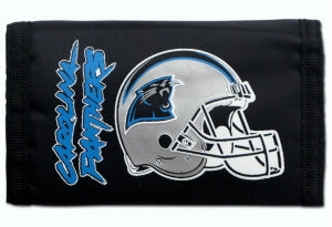 Carolina Panthers Wallet Nylon Trifold