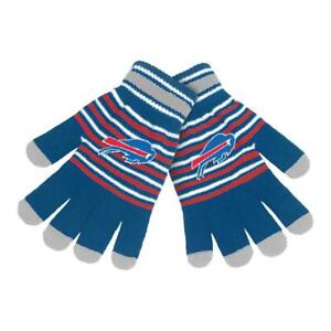 Buffalo Bills Gloves Knit Stripe Acrylic