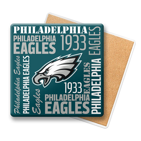 Philadelphia Eagles Coaster Stone Square