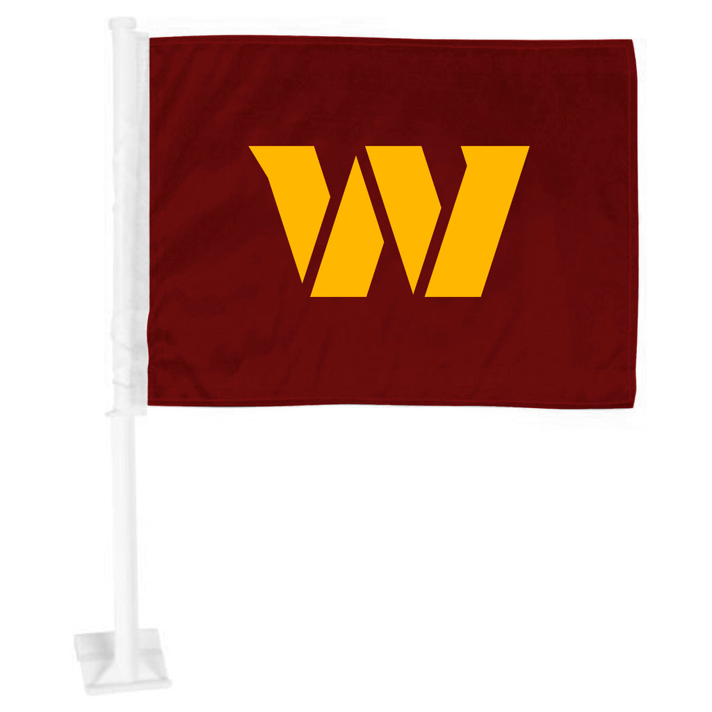 Washington Huskies Commanders Flag Car Primary Logo