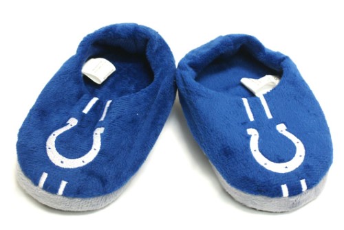 Indianapolis Colts Slipper Youth 4 7 Size 10 11 Stripe (1 Pair) M