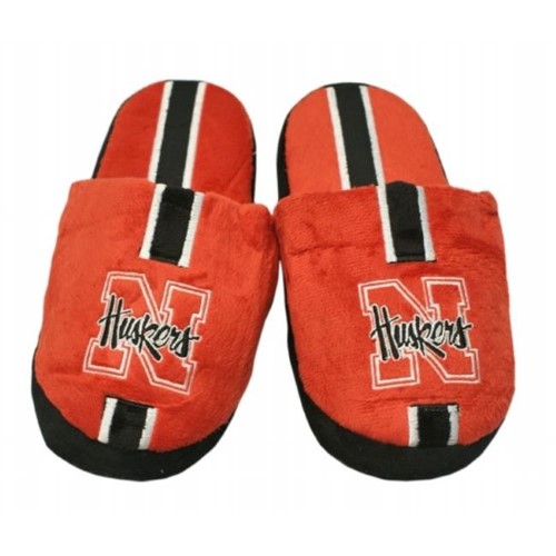 Nebraska Cornhuskers Slipper Youth 8 16 Size 3 4 Stripe (1 Pair) M