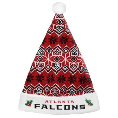 Atlanta Falcons Knit Santa Hat 2015