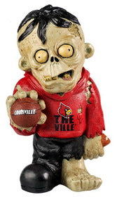 Louisville Cardinals Zombie Figurine Thematic w/Football