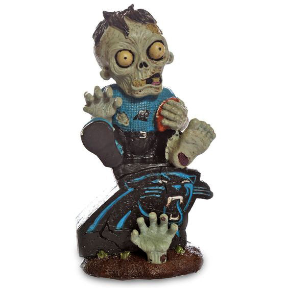 Carolina Panthers Zombie On Logo Figurine