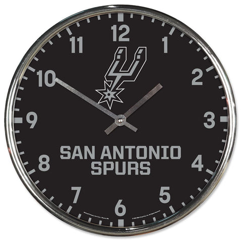 San Antonio Spurs Round Chrome Wall Clock Periodic Restock
