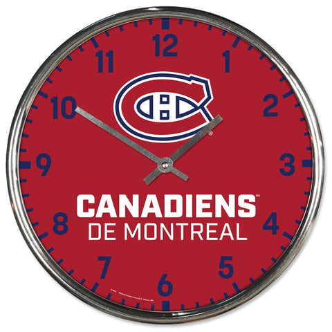 Montreal Canadiens Round Chrome Wall Clock Periodic Restock