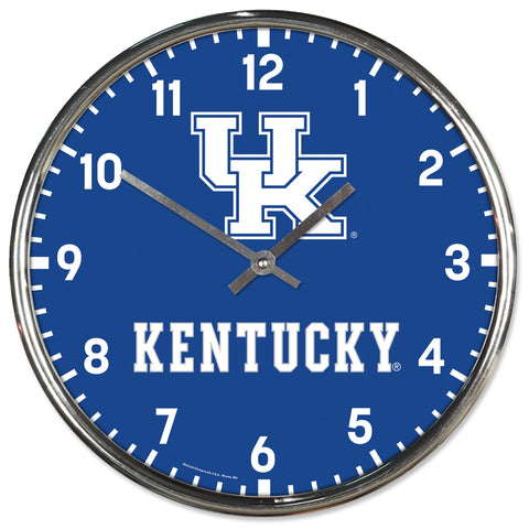 Kentucky Wildcats Round Chrome Wall Clock Periodic Restock