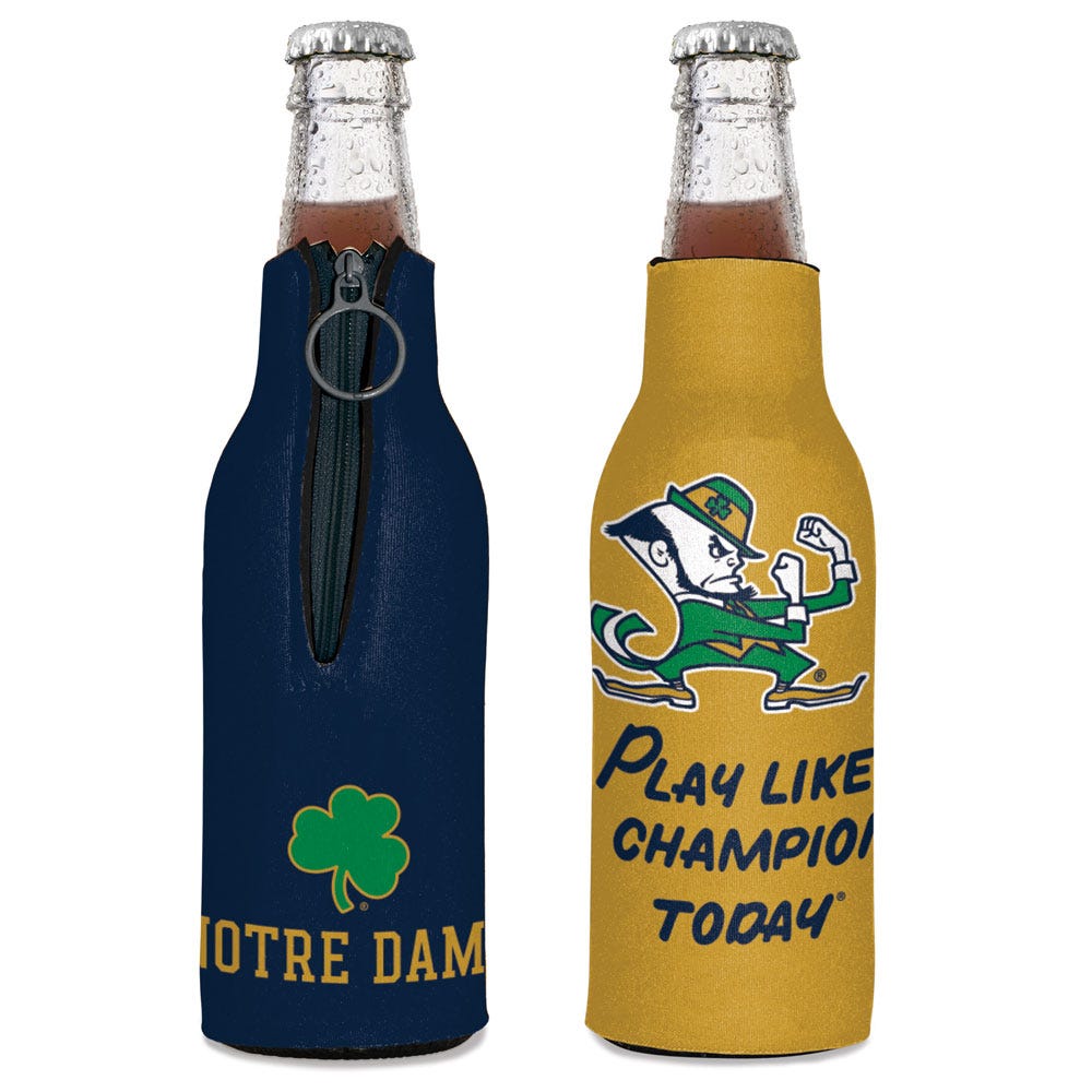 Notre Dame Fighting Irish Bottle Cooler PLACT Design Special Order