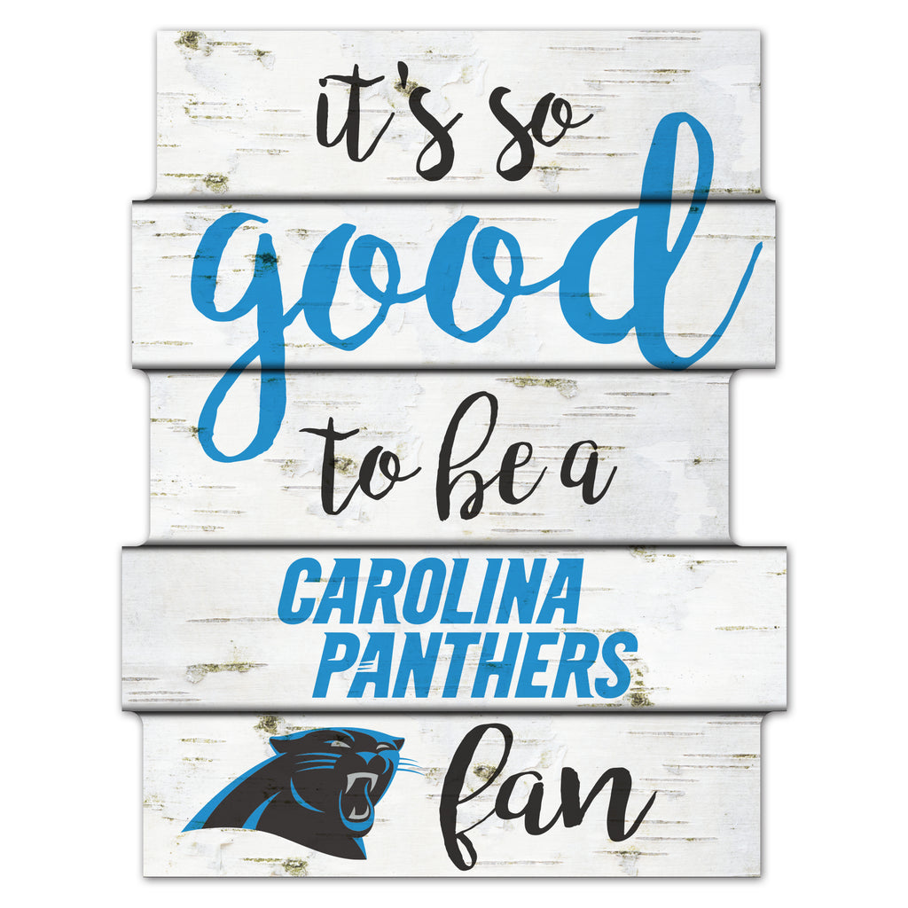 Carolina Panthers Sign 11x14 Wood Good To Be A Fan