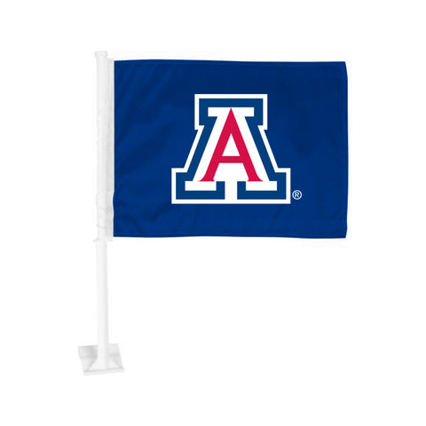 Arizona Wildcats Flag Car Primary Logo