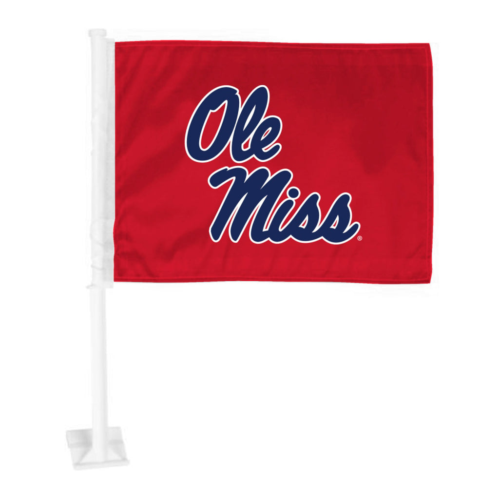 Ole Miss Rebels Flag Car Primary Logo