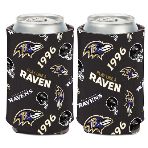 Baltimore Ravens Can Cooler Scatterprint Design
