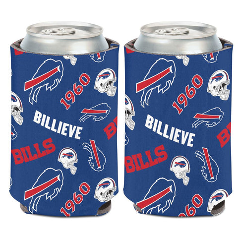 Buffalo Bills Can Cooler Scatterprint Design