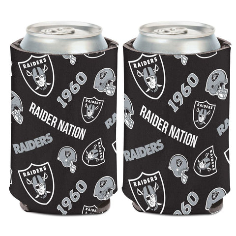Las Vegas Raiders Can Cooler Scatterprint Design
