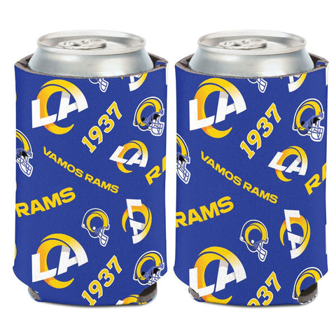 Los Angeles Rams Can Cooler Scatterprint Design