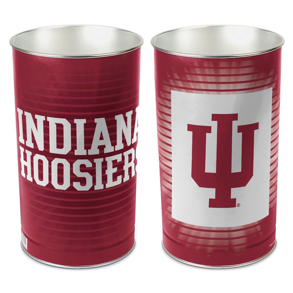 Indiana Hoosiers Wastebasket 15 Inch Periodic Restock
