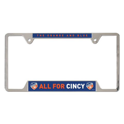 FC Cincinnati License Plate Frame Metal