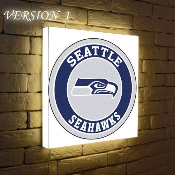 Seattle Seahawks Sign Light Up Wall Style