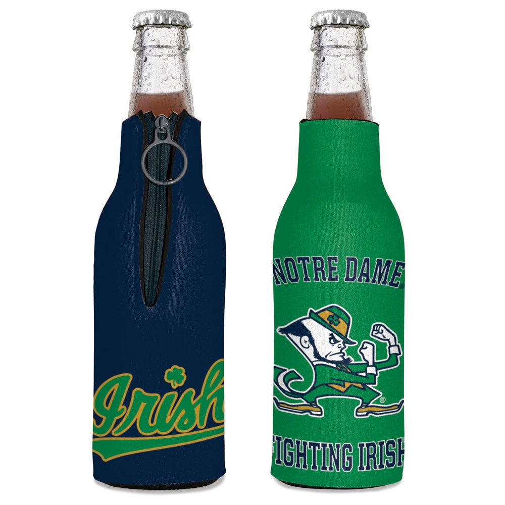 Notre Dame Fighting Irish Bottle Cooler Irish Design Special Order