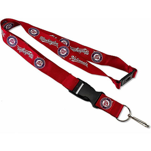 Washington Nationals Lanyard Red