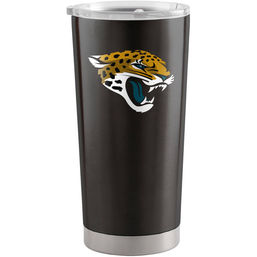 Jacksonville Jaguars Travel Tumbler 20oz Ultra Black