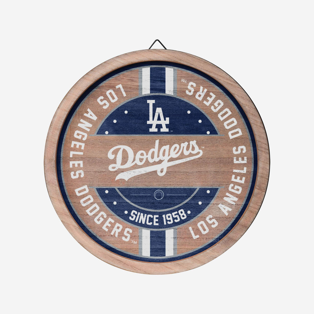 Los Angeles Dodgers Sign Wood Barrel Design