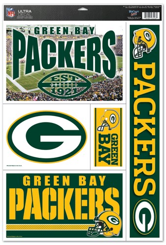 Green Bay Packers s Decal 11x17 Ultra