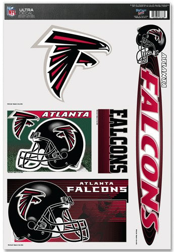 Atlanta Falcons Decal 11x17 Multi Use 5 Piece Special Order