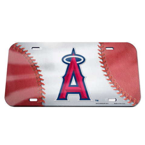 Los Angeles Angels License Plate Crystal Mirror Logo