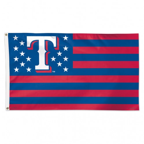 Texas Rangers Flag 3x5 Deluxe Style Stars and Stripes Design Special Order