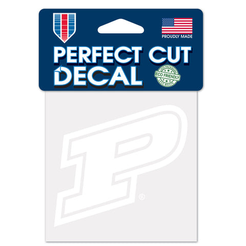 Purdue Boilermakers Decal 4x4 Perfect Cut White Special Order