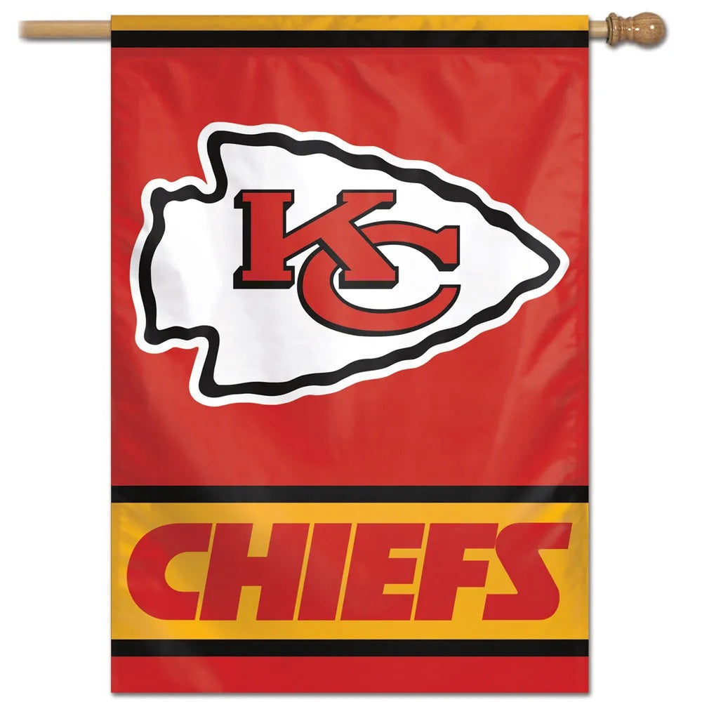 Kansas City Chiefs Banner 28x40 Vertical