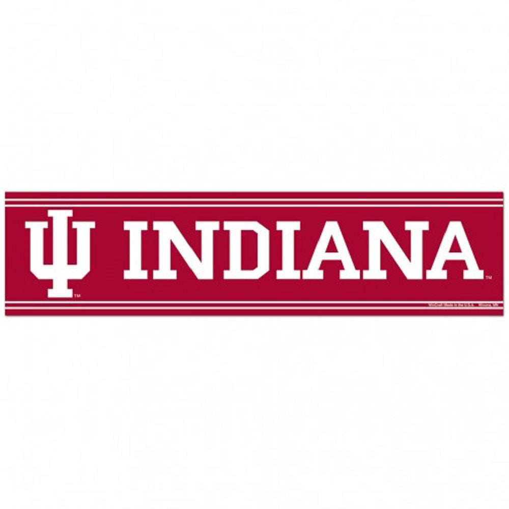 Indiana Hoosiers Bumper Sticker Special Order