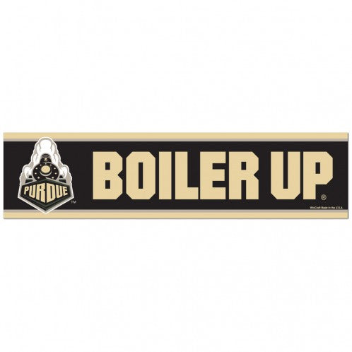 Purdue Boilermakers Decal 3x12 Bumper Strip Style