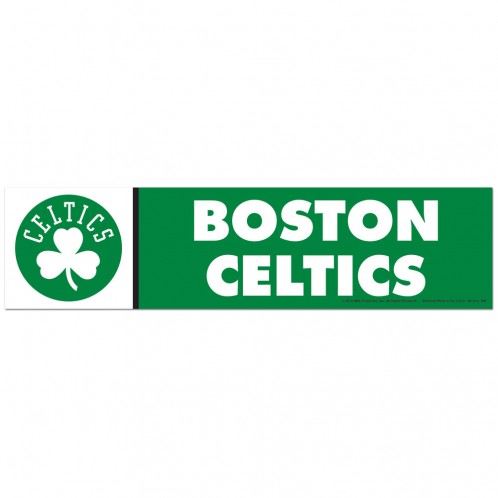 Boston Celtics Decal 3x12 Bumper Strip Style Special Order