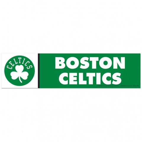 Boston Celtics Decal 3x12 Bumper Strip Style Special Order