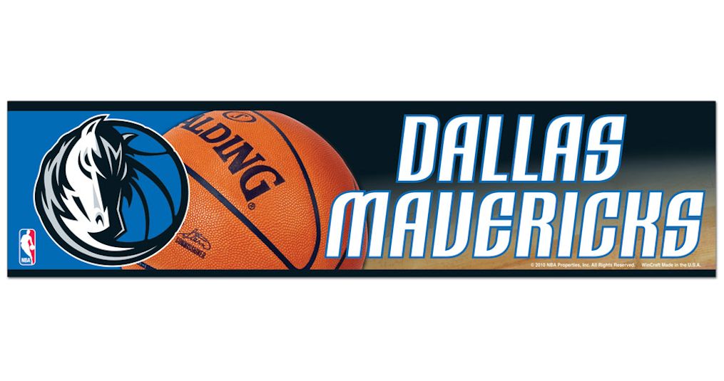 Dallas Mavericks Bumper Sticker Special Order
