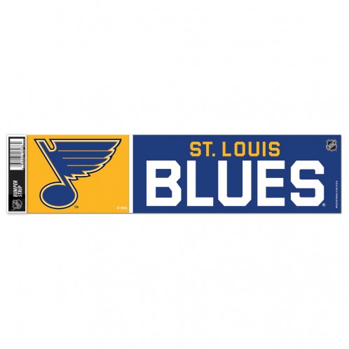 St. Louis Blues Decal 3x12 Bumper Strip Style Special Order