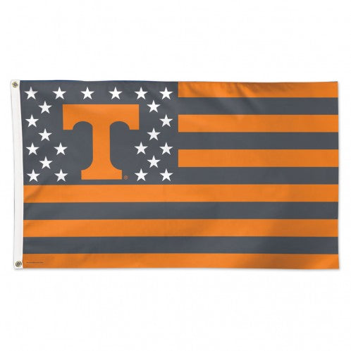 Tennessee Volunteers Flag 3x5 Deluxe Style Stars and Stripes Design Special Order