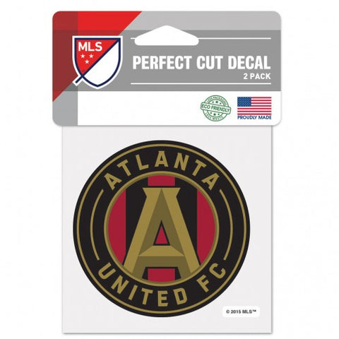 Atlanta United FC Decal 4x4 Perfect Cut Color